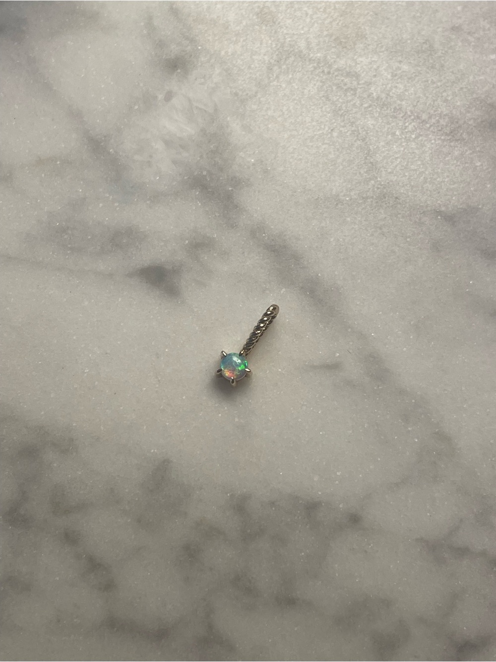 Catbird Little Star Birthstone Charm Only - Opal/October - Picture 2 of 6